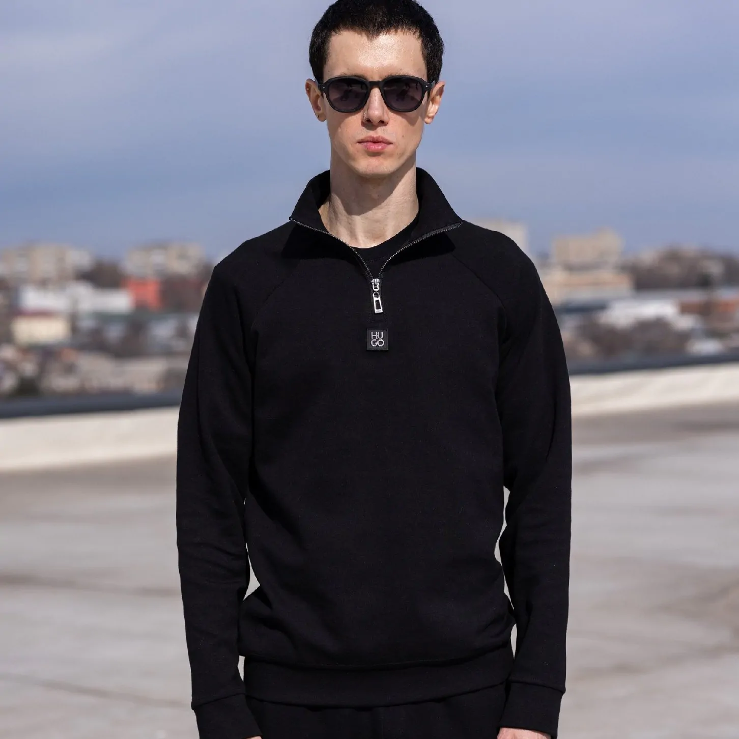 Джемпер. Кофта HUGO-Black | С застібкою - Зображення 2