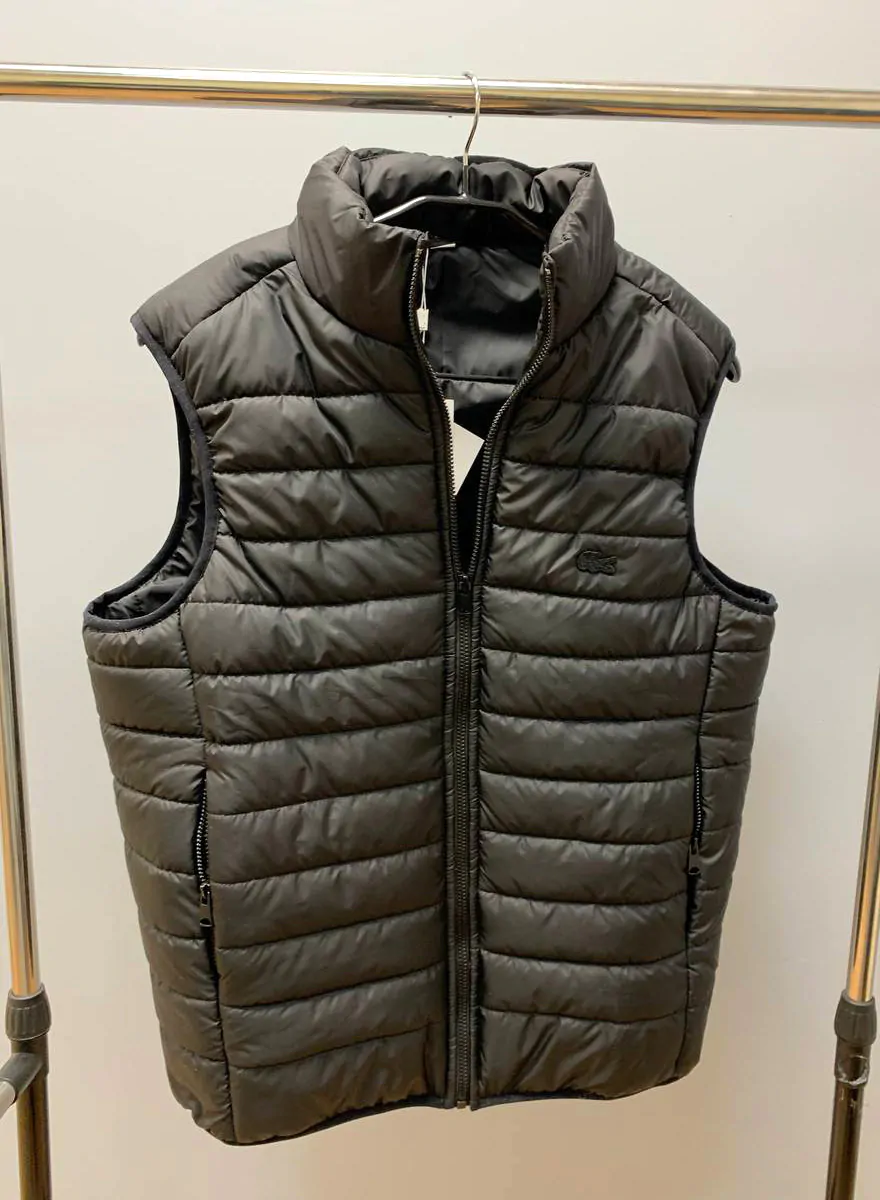 Жилетка lite black Lacoste чоловіча. - Зображення 5