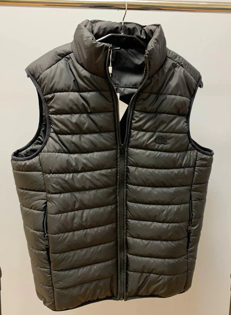 Жилетка lite black Lacoste чоловіча.