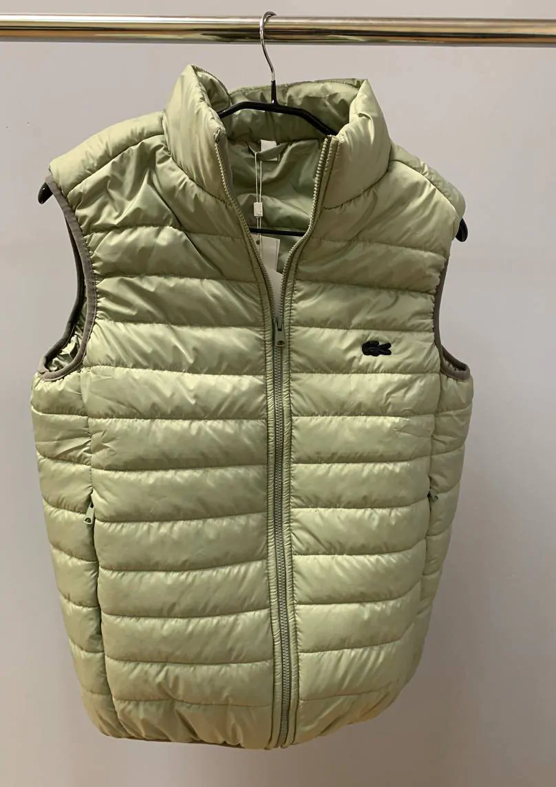 Жилетка lite black Lacoste чоловіча олівка.
