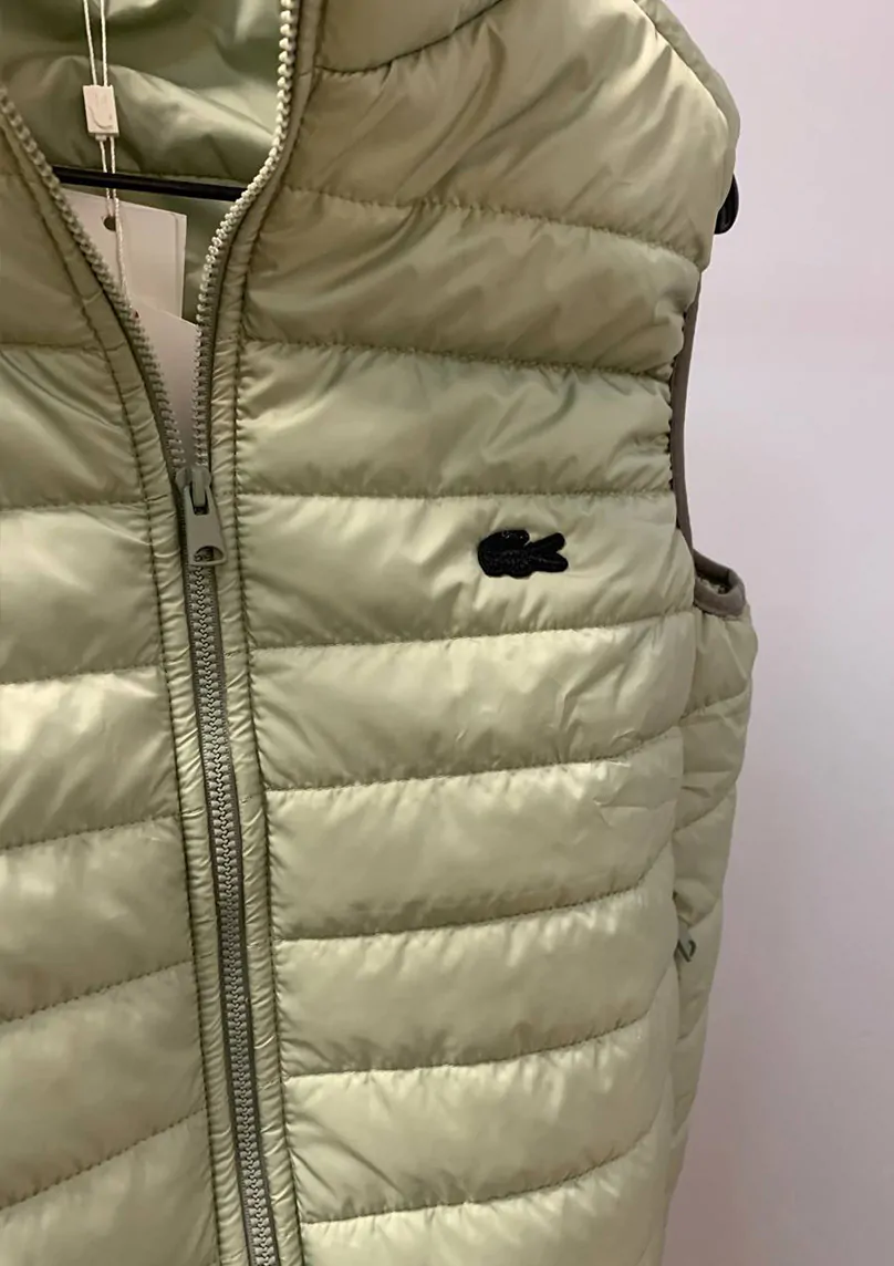 Жилетка lite black Lacoste чоловіча олівка. - Зображення 4