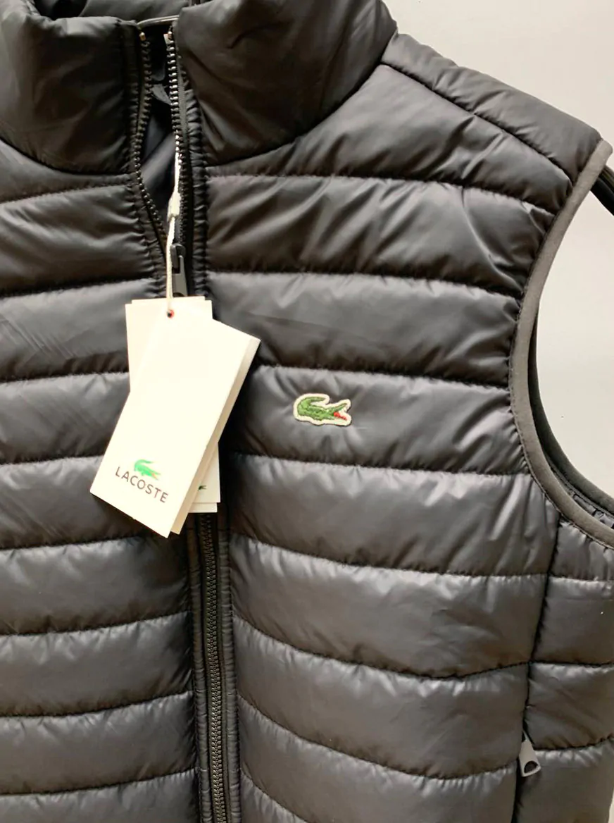 Жилетка чоловіча lite Lacoste графітова. - Зображення 2