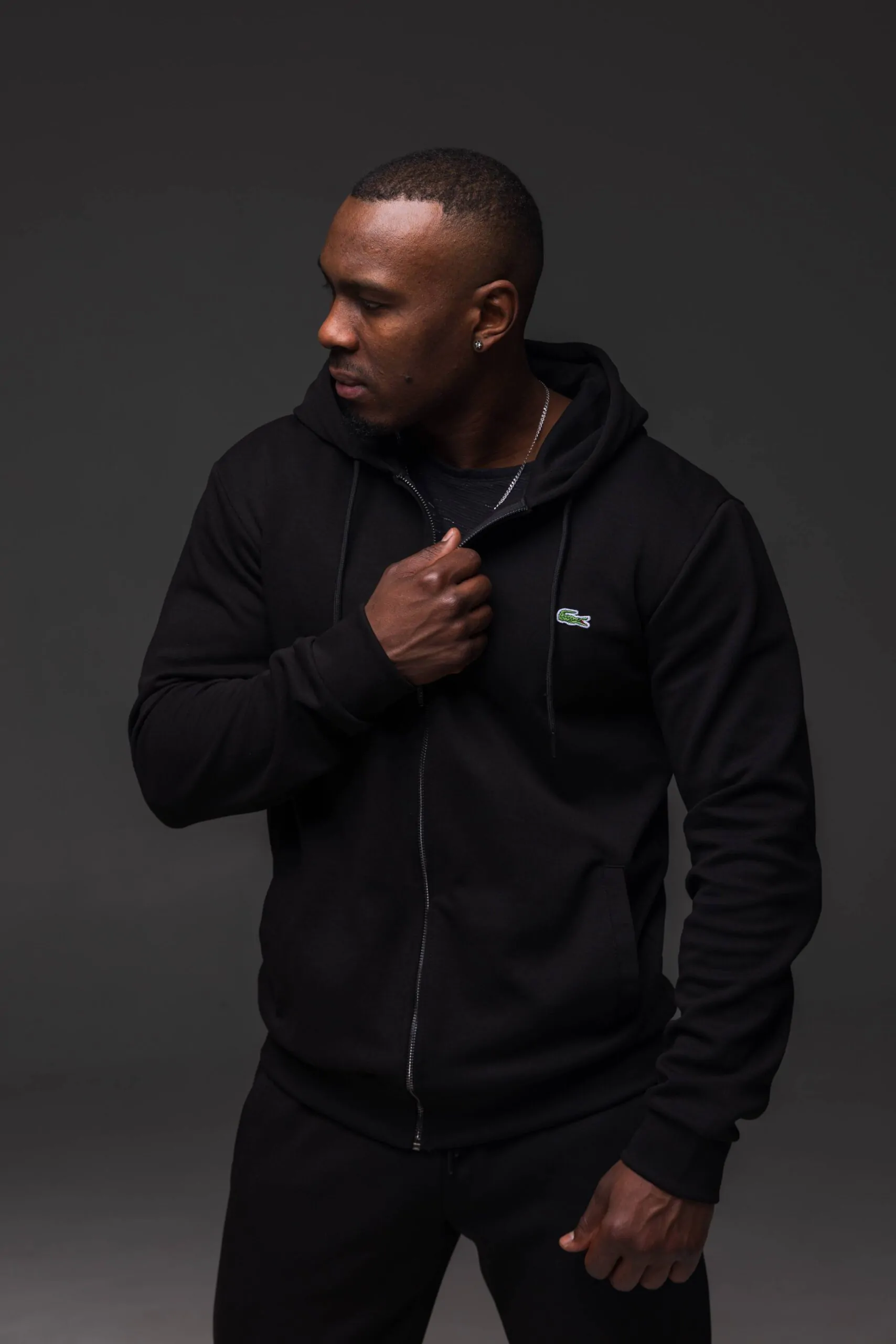 Спортивний костюм Lacoste чоловічий чорний - Зображення 2